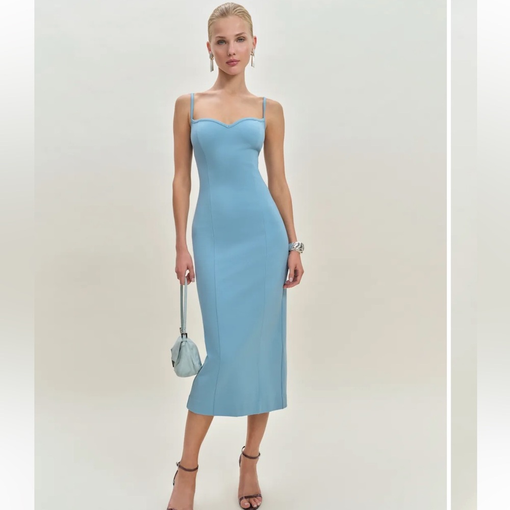 Reformation Sky Blue Midi Dress